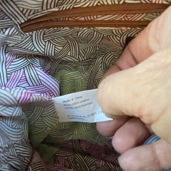 THE SAK Cognac Leather Crossbody - Picture 13 of 16